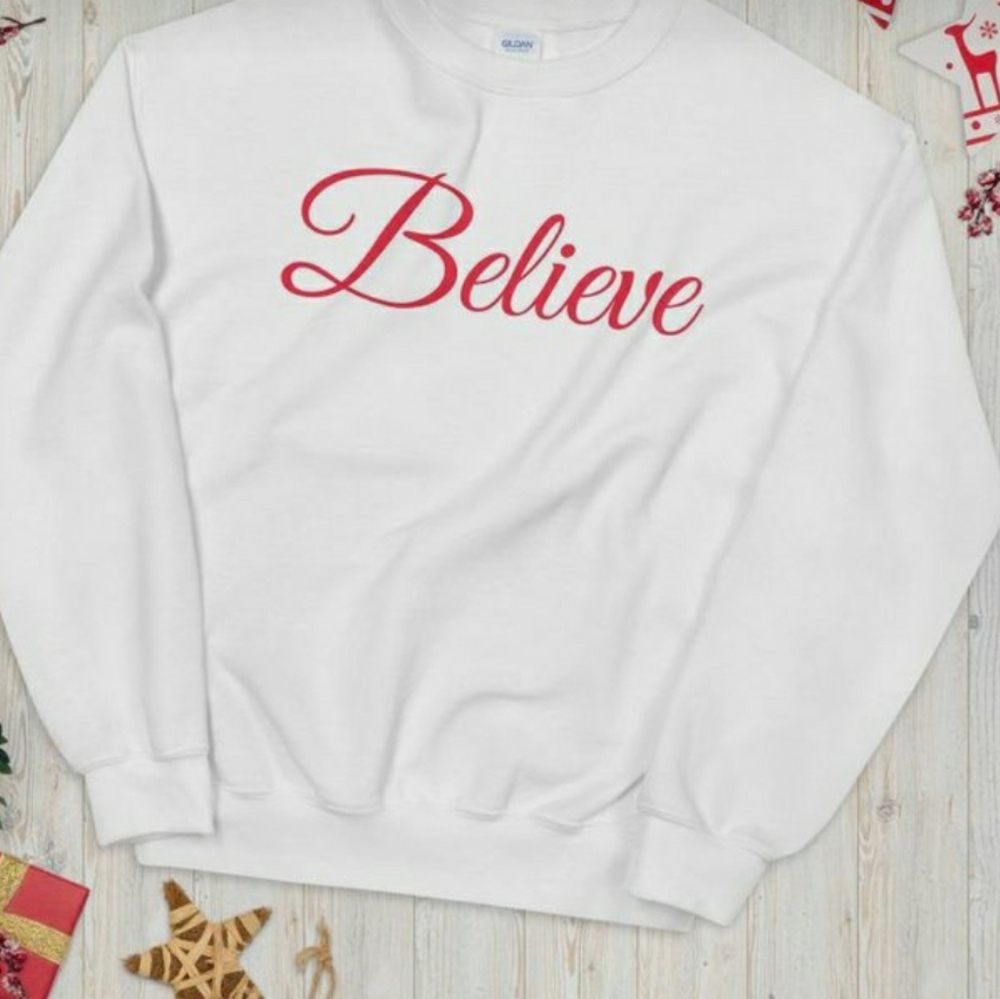 Believe sweater